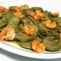 Salteado de Alcachofas con Gambas