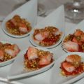 Bocadito de gamba con mermelada de tomate y[...]