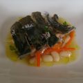 Receta: Lamprea en escabeche blanco con alubias