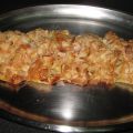 Trenza de hojaldre con manzana