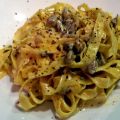 TAGLIATELLE CON BOLETUS Y TRUFA