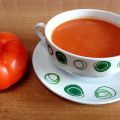 GAZPACHO ANDALUZ. Dieta Mediterránea. Vegano