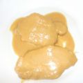 Lomo a la crema de naranja