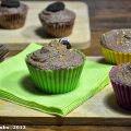 Cupcakes de galletas Oreo y chocolate.
