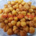 Snacks de garbanzos en freidora de aire