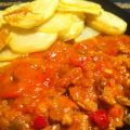 Cerdo con tomate