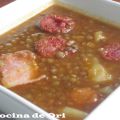 LENTEJAS CON CHORIZO