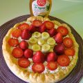 Tarta  De Fresas Y Plátano Sin Azúcar