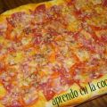 PIZZA DE JAMÓN YORK Y SALCHICHÓN