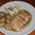 SALMÓN AL MOJO DE ENELDO Y JENJIBRE