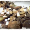 Patatas asadas con champiñones