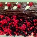 Tronco Navideño con helado de chocolate y[...]