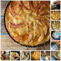 Tarta de plátano caramelizado