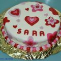 Tarta del primer cumpleaños de mi chiquilina