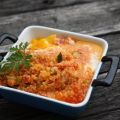 Quinoa con verduras y huevo