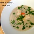 Sopa de Pollo Thai