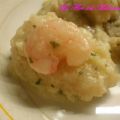 RAPE CON GAMBAS EN BECHAMEL DE SU PROPIO CALDO
