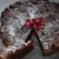 Postre: Torta caprese ( pastel de chocolate y[...]