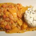 Calabaza en crema de coco