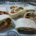 ROLLITO DE SALMÓN Y PEPINILLO