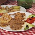 Conejo a la cortijera - Arroz con conejo y setas