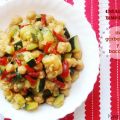 ENSALADA TEMPLADA DE GARBANZOS Y BACALAO