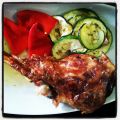 Pierna de lechal asado a baja temperatura con[...]