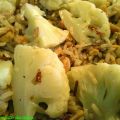 Arroz con Coliflor y Pechuga de Pollo