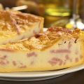 Quiche de jamón y queso