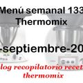 Menú semanal 133  con thermomix