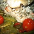 Merluza al horno rellena de gulas y gambas[...]