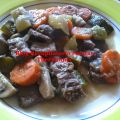 Estofado de ternera al vino tinto con thermomix