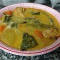 Curry de verduras con pollo, a mi manera