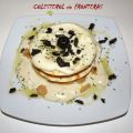MILHOJAS de BACALAO en crema de COLIFLOR