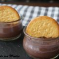 Receta de natillas de chocolate con galletas