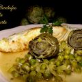Corvina con Alcachofas de la Huerta