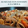 Almejas con Chorizo a la Sidra