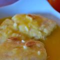 Lomos de merluza en salsa de limón y naranja