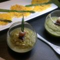 Crema de espárragos trigueros y champiñones,[...]