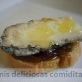 TOSTA DE QUESO DIVIRIN CON MERMELADA DE CEBOLLA