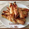 Lazos de Hojaldre con Jamón o Bacon