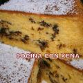 Bizcocho de naranja, almendra y choco, con[...]