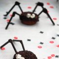 arañas de chocolate