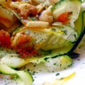 Tagliatelle de calabacín con salsa exótica y[...]
