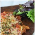 Milanesa de pollo a la napolitana