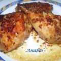 POLLO AL HORNO CON MOSTAZA Y MIEL