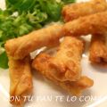 ROLLITOS DE JAMON Y QUESO