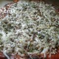 Pizza picante con especias mixtas