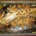 Dorada al horno con verduritas