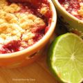 Crumble de fresas y frambuesas para CWK